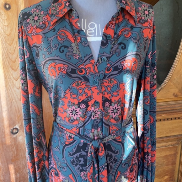 🐢🐢Laundry Retro 70’s design Tie waist dress ⚡️ - Picture 10 of 13